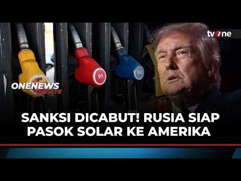 Presiden Trump Longgarkan Sanksi BBM Rusia ke AS