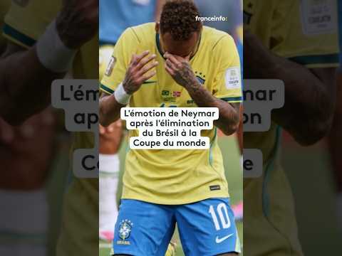 Les adieux de Neymar après l'élimination du Brésil