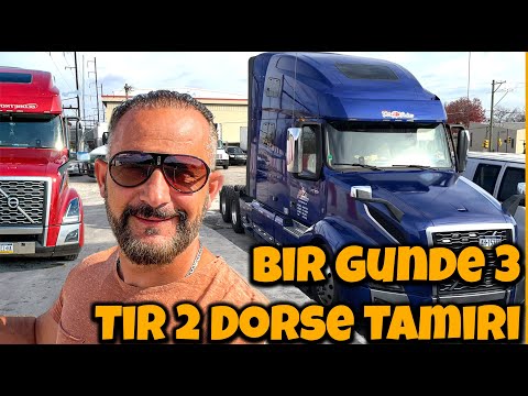 Bir Gunde 3 Tir 2 Dorse Tamiri | Evde Gecen Bir Günüm