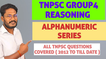 🛑tnpsc reasoning previous year questions 🎯🎁alphanumeric series🎁 #tnpscgroup42025 #tnpscreasoning