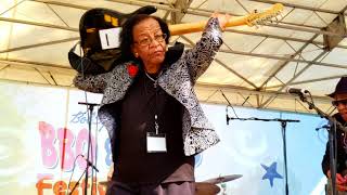 Beverly 'Guitar' Watkins playing at the Bob Sykes Blues Festival in Bessemer, AL