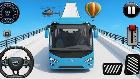 Crazy Bus Mega Ramp Impossible Racing - Bus Stunts Impossible Tracks - Android GamePlay
