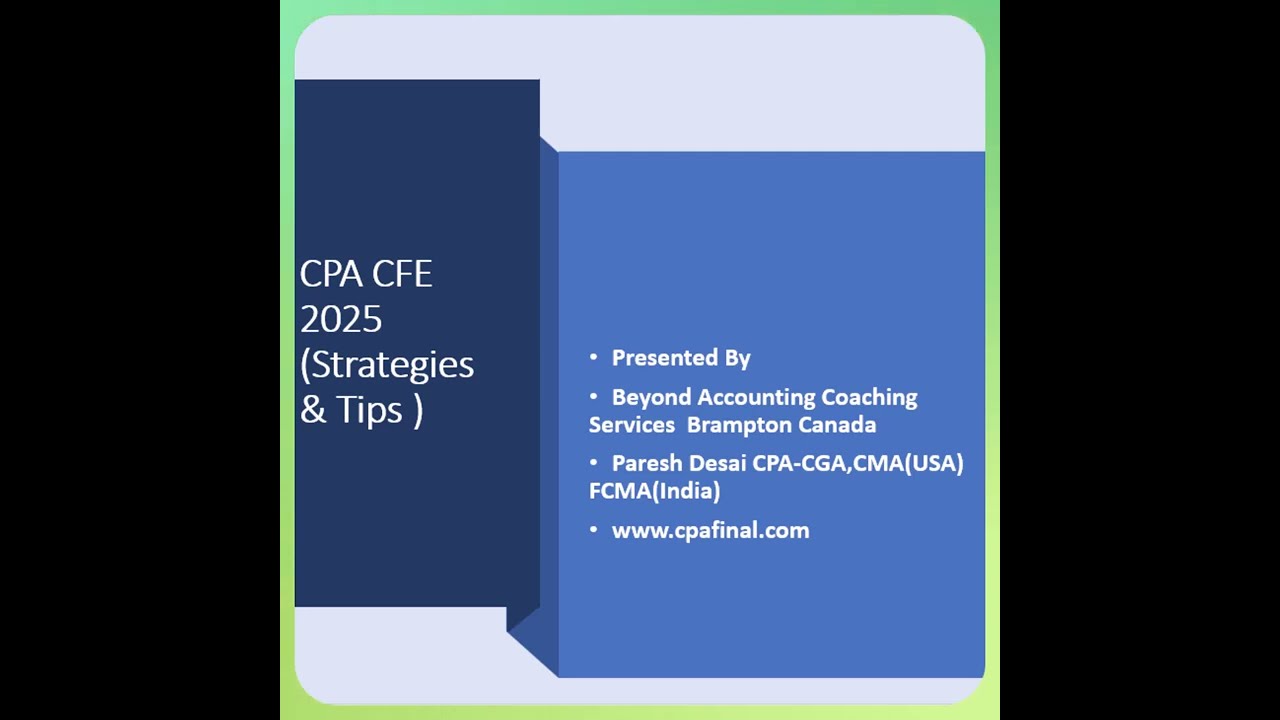CPA CFE 2026 Exam Canada (Strategies & Tips)