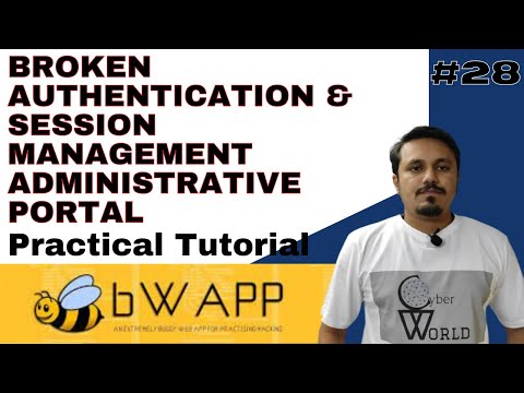 bwapp Session Management Administrative Portals || bwapp session management || Cyber World Hindi