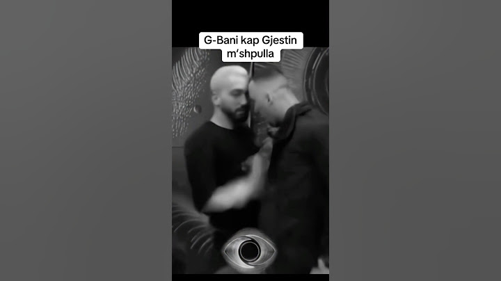 G-Bani kap n'shpulla Gjestin (A ka produksion a Ska) #gjesti #bigbrothervipalbania #shqiponja