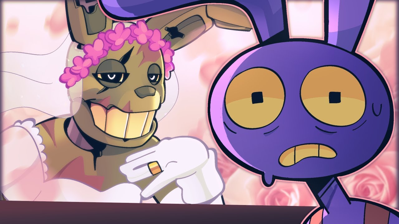 O JAX viu o SPRINGTRAP DE VESTIDO MEME FNAF Digital Circus Undertale