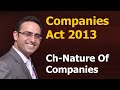 Companies Act 2013 Chapter-1 Nature of Company
