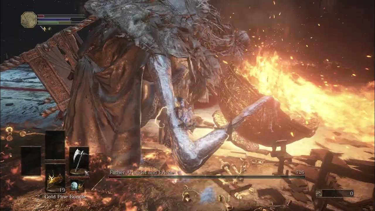 DS3 SL1 but I have to change my weapon for every boss Sister Friede