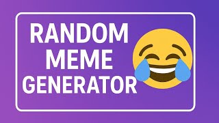 🧠🚀 Random Meme Generator Using React & Tailwind (Super Fun Project)