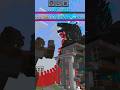 Godzilla &amp; Kong fight Mechagodzilla in Minecraft!! #ytshorts #youtubeshorts #shorts #minecraft #