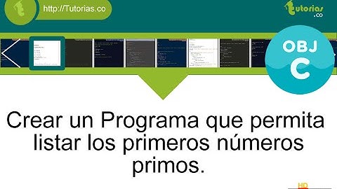 POO + ciclo for + Objective C (primeros numeros primos)