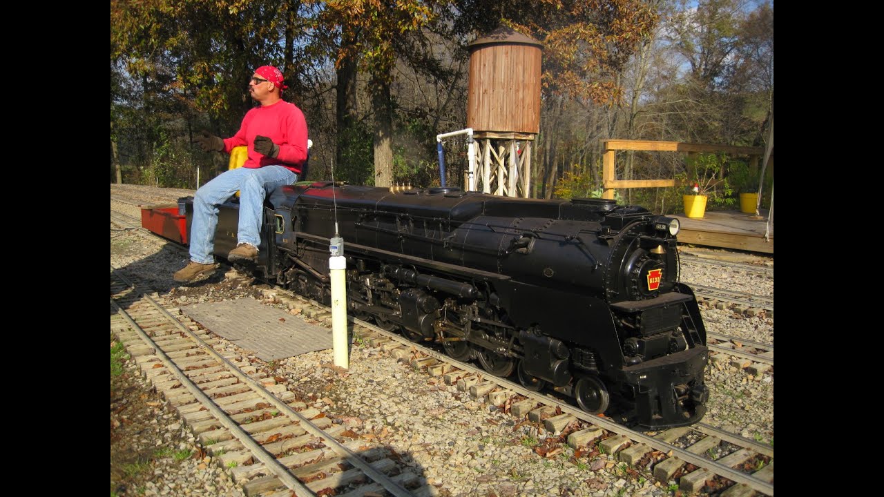 Big Live Steam Locomotives At Mill Creek Central Backyard Train