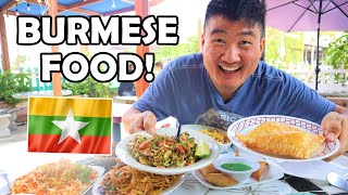 Trying BURMESE FOOD for the First Time (10 AMAZING DISHES!!!)