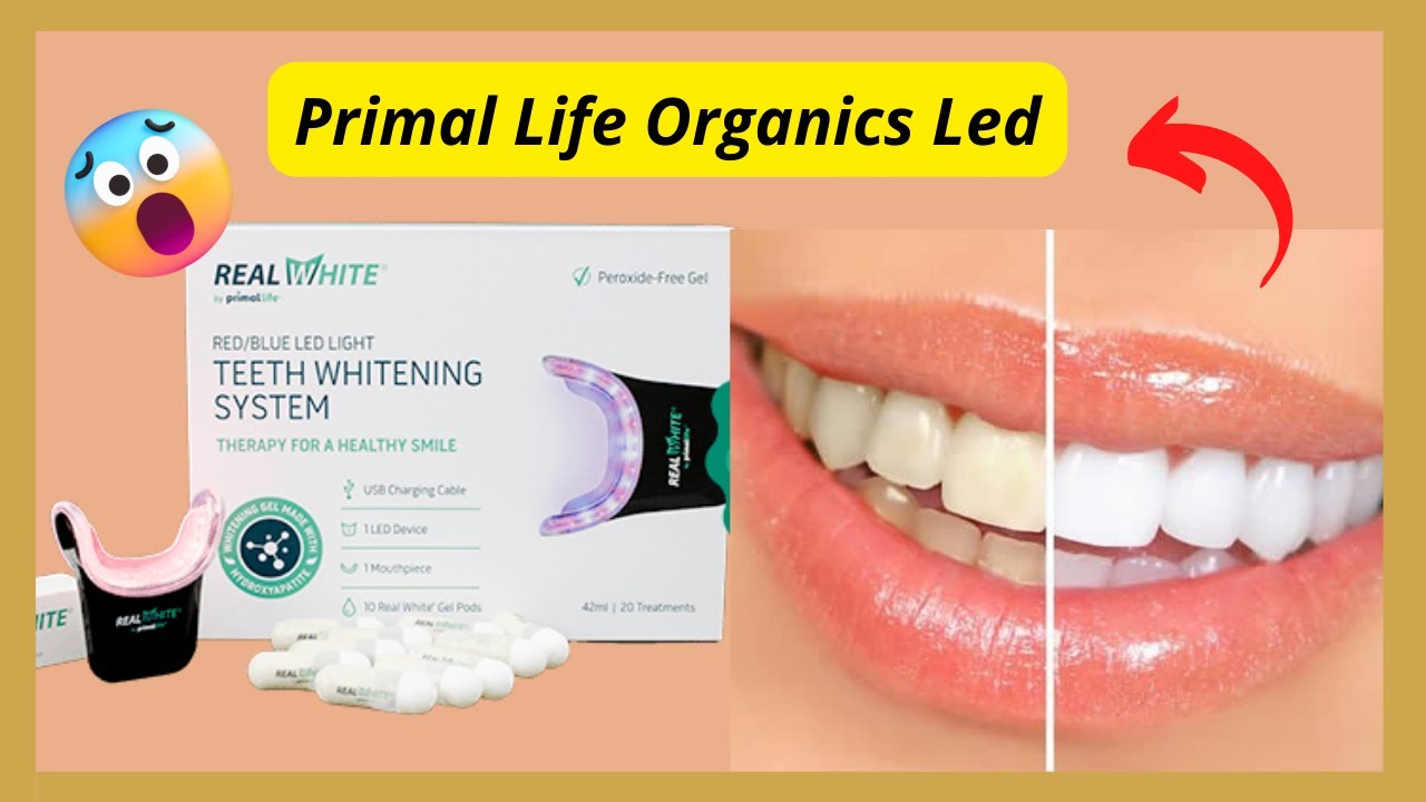 Primal Life Organics Led Teeth Whitening System YouTube