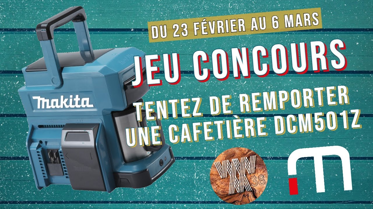 Jeu Concours : Gagnez votre cafetière Makita DCM501Z ! 