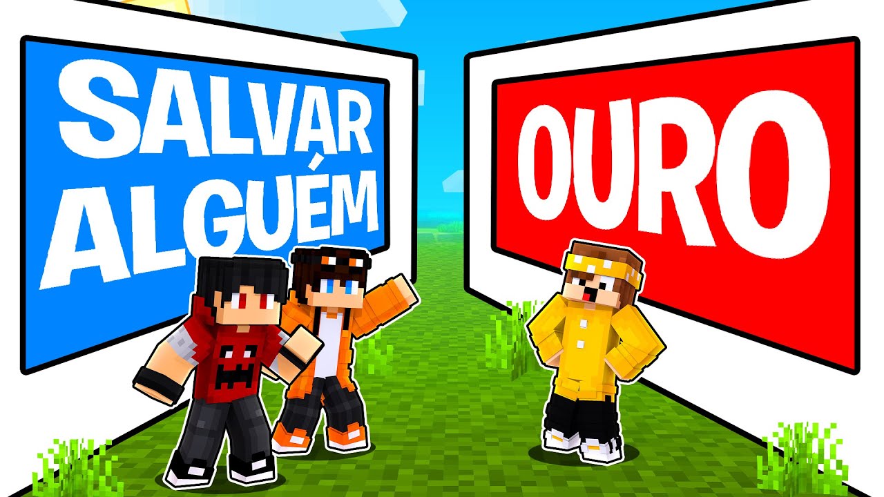 Minecraft mas VOCÊ PREFERE... Qual??? ‹‹ P3DRU ››