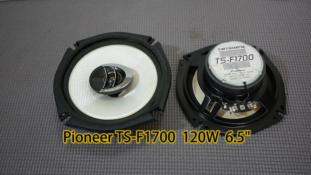 Pioneer/Carrozzeria TSF1700 Speakers YouTube