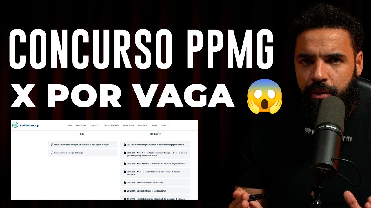 Candidatos por Vaga PPMG: A Concorrência Está Alta ou Baixa?