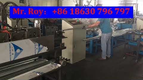 Advanced Automatic Ceiling T Grid Machine Punching Machine Main Tee