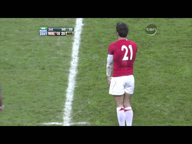 Rugby 2007. Pool B. Wales v Australia - YouTube