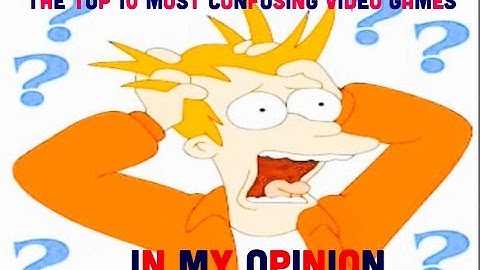 The top 10 most confusing  video games franchises  in my opinion