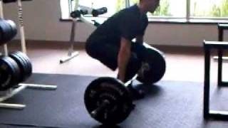 185 pound Clean and Split Jerk x 2