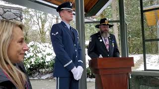 Military Committal Ceremony with full Military Honors: Wilbur Wilkinson 12/2/2022.