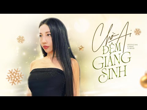 Hằng BingBoong - CHỜ AI ĐÊM GIÁNG SINH | Lyric Video - Nhạc Giáng Sinh Acoustic - Christmas Song