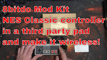 8bitdo Mod Kit NES Classic controller in a third party pad and make it wireless!