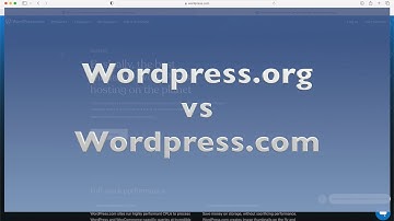 What is the Difference Between Wordpress.Org and Wordpress.com?