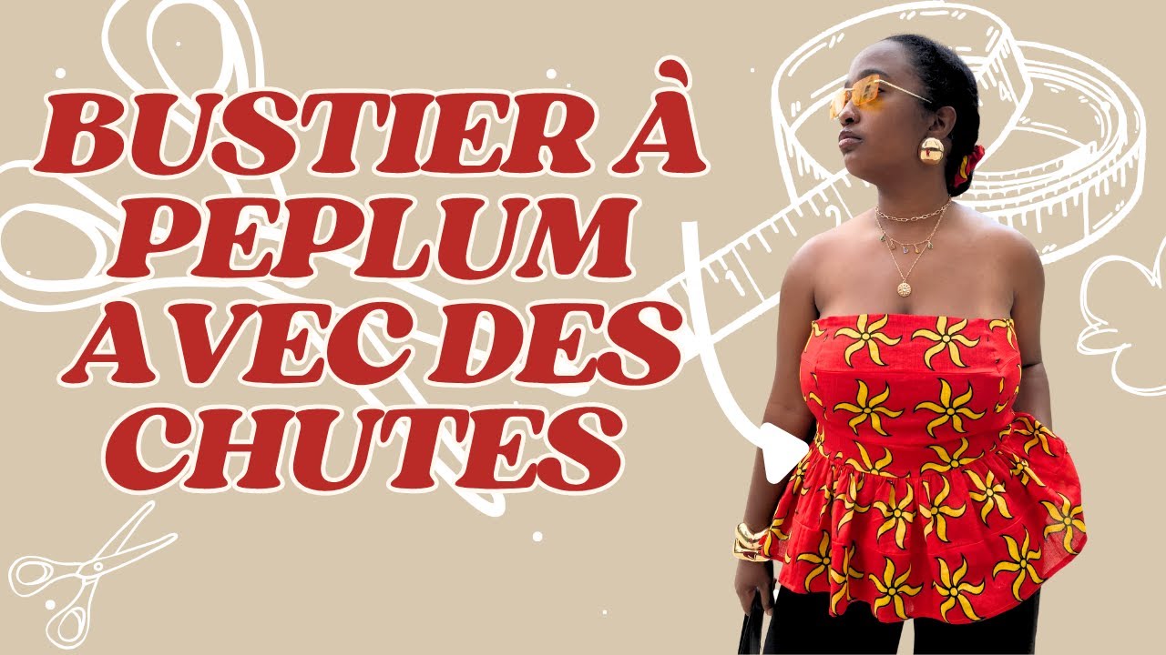 ✂️Comment j’ai cousu ce bustier péplum avec (presque) rien✂️