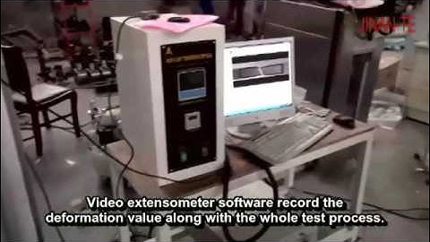 Various Applications of Video Extensometers on Universal Testing Machine