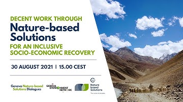 Nature-based Solutions and Socio-Economic Recovery | Geneva Nature-based Solutions Dialogues