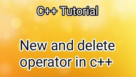 Creating And Deleting Dynamic Object | New And Delete Operator | C++ Tutorial