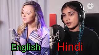 Satisfya female version hindi vs english Aish vs EmmaHeesters Gadi LamborghiniImran Khan cover song