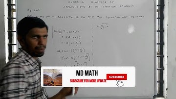 Class 12 Maths | Chapter– 7 | Applications of Differential calculus | Example: 7.65