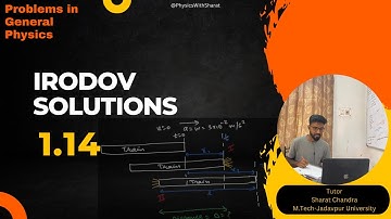 IE Irodov Kinematics 1.14 || Problem in general Physics by Sharat Sir