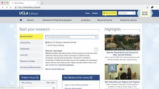 Finding Books and More in Melvyl Catalog