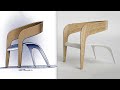 Full tutorial from sketch to initial cad model side chair