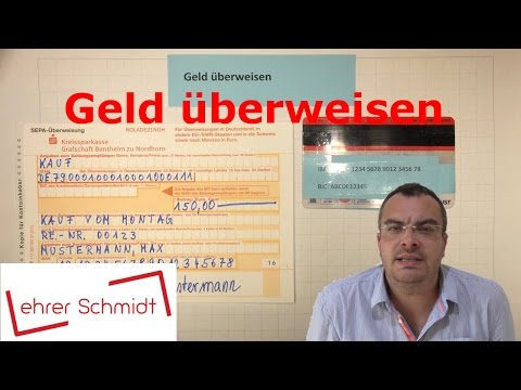 Video: So überweisen Sie Geld Auf Ein Bankkonto