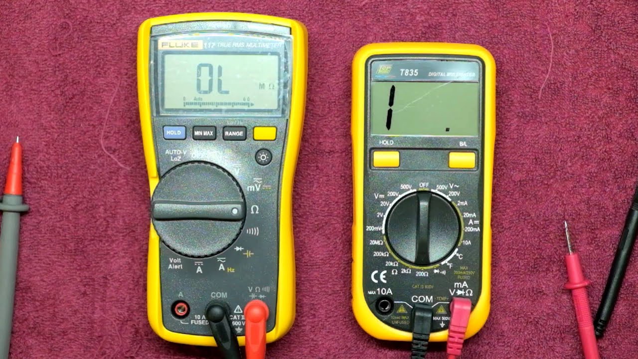 Episode 52 Cheap Toptronic vs Fluke 117 for everyday electronics YouTube