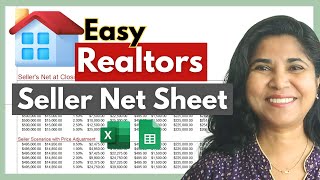 Easy Seller Net Proceeds Spreadsheet For Realtors Multiple Price Commission Scenarios