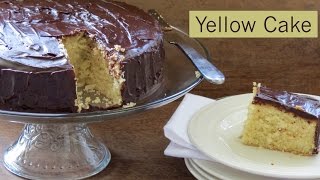 Rosemary infused yellow cake -- moist recipe-- the frugal chef
