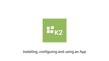 How-To: Installing, configuring and using an App