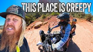 We Found the Weirdest Thing Weve Ever Seen While Riding Here