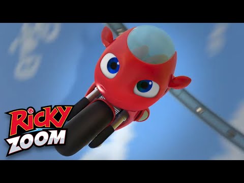 ريكي زووم عربي على لفة شارع زلق الرسوم المتحركة للأطفال