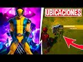 FORTNITE 10 UBICACION de JEFE WOLVERINE en ALAMEDA AFLIJIDA