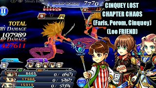 DFFOO GL#219.2 Cinquey Lost Chapter (Faris, Porom, Cinquey) 698k Score | 91 Turns