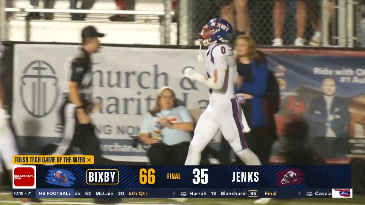 Bixby vs Jenks 2025 Highlights | Spartans Defeat Trojans 66-35 | Oklahoma High School Football