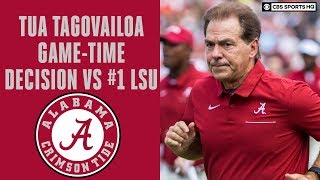 NICK SABAN Full Press Conference on Tua Injury and Joe Burrow; LSU vs. Alabama Football | CBS Sports